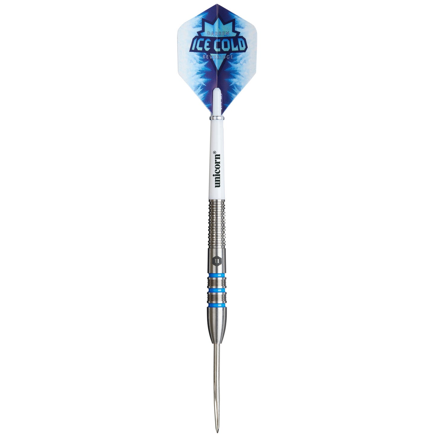 Ice Cold Darren Beveridge Steel Tip Dart Set 90% Tungsten By Unicorn