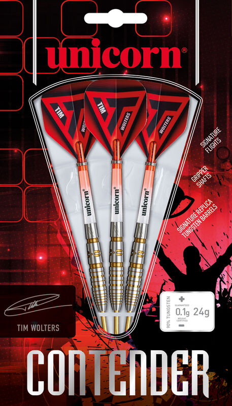 Tim Wolters 90% Tungsten Steel Tip Darts by Unicorn