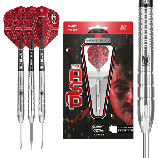 Nathan Aspinall 90% Tungsten Steel Tip Darts by Target