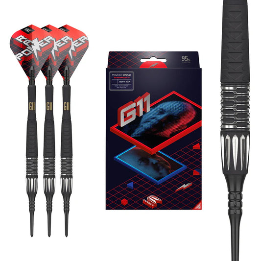 Phil Taylor Raw Power G11 95% Tungsten Soft Tip Darts by Target