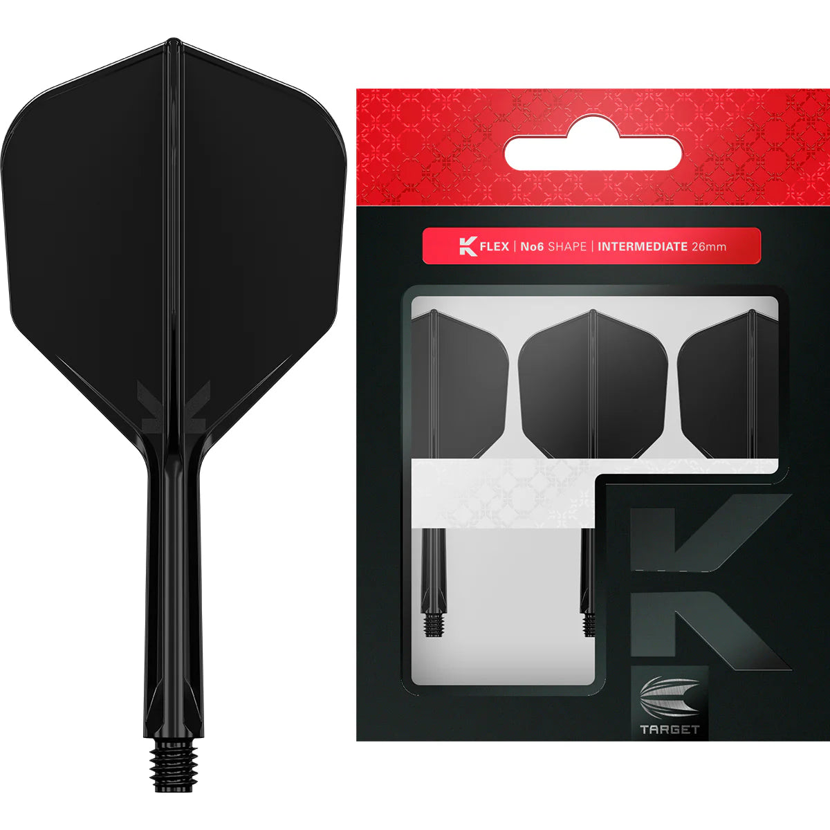 K-Flex Black No6 One Piece Flights by Target