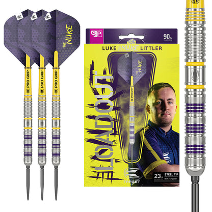 Luke Littler Loadout 90% Swiss Point Steel Tip Darts by Target