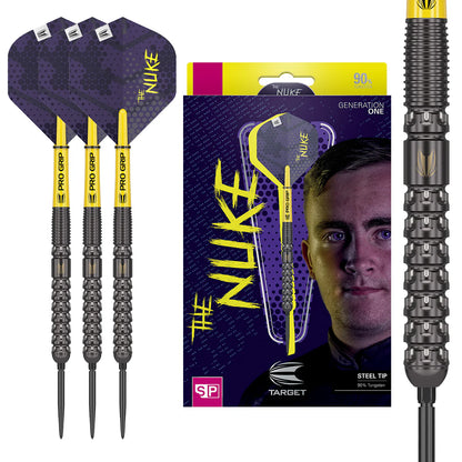 Luke Littler 90% Swiss Point Steel Tip Darts by Target