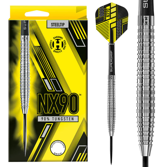 NX90 90% Tungsten Steel Tip Darts by Harrows