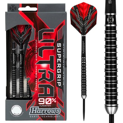 Harrows Supergrip Ultra 90% Tungsten Steel Tip Darts