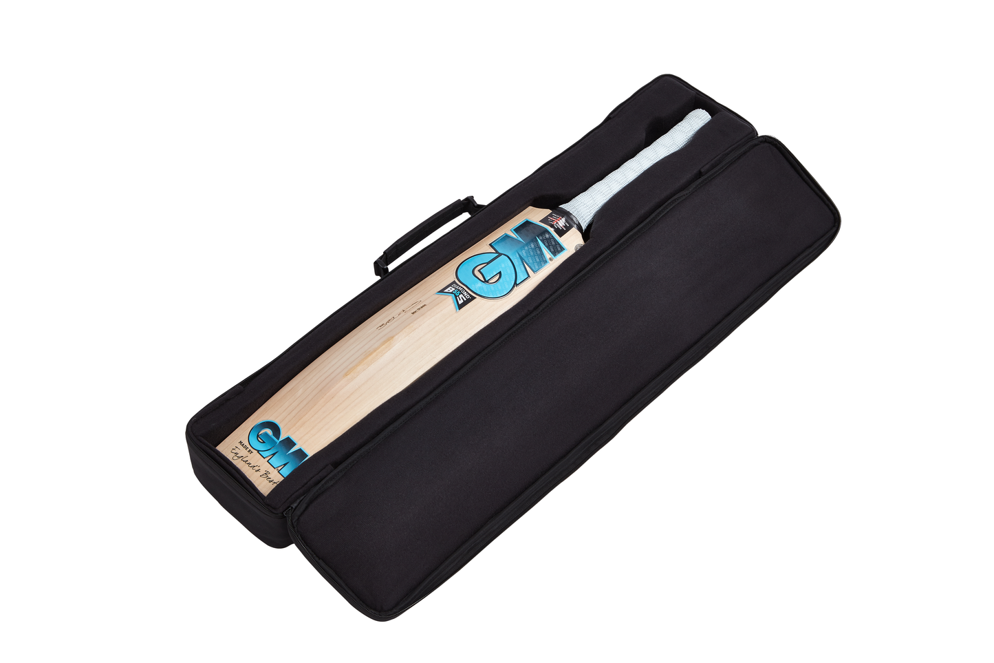 Gunn & Moore GM James Vince Pro Players Edition Cricket Bat With Protective Case — Prime English Willow · SH Senior Full Size · DXM · ToeTek · GMNow