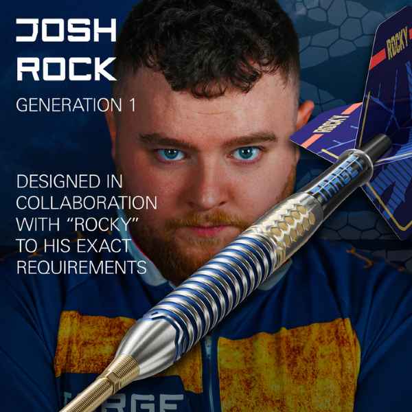 Josh Rock G1 90% Tungsten SP Steel Tip Darts by Target