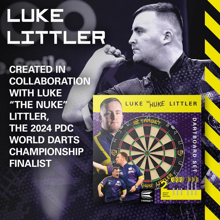 Luke 'The Nuke' Littler Dartboard Set by Target