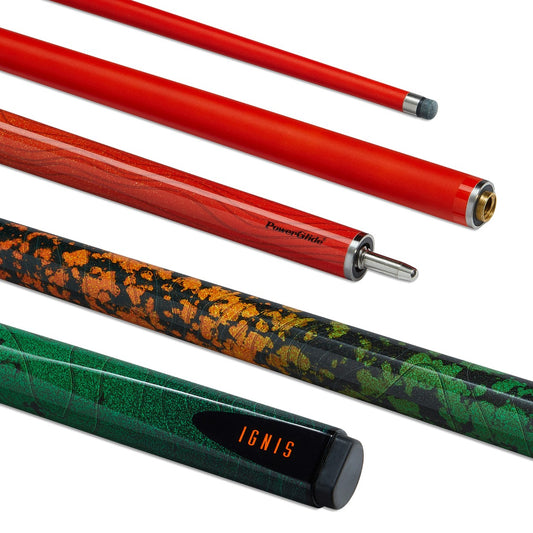 SNOOKER CUE IGNIS CARBON 10MM ORANGE