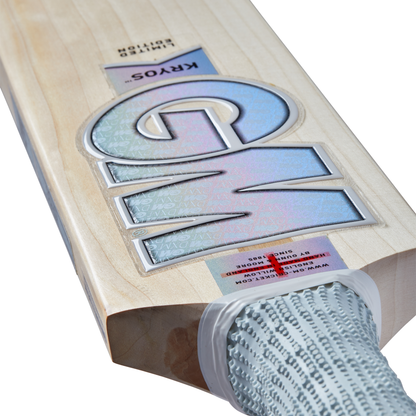 GM Kryos L540 Cricket Bat — Prime English Willow · SH Senior Full Size · DXM · ToeTek · GMNow