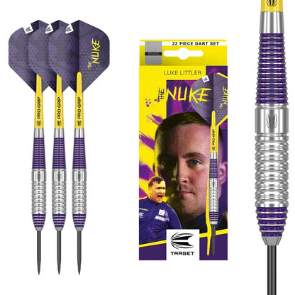 Luke Littler Brass Steel Tip Darts by Target