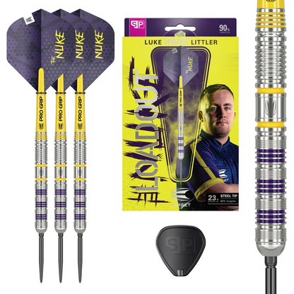 Luke Littler Loadout 90% Swiss Point Steel Tip Darts by Target